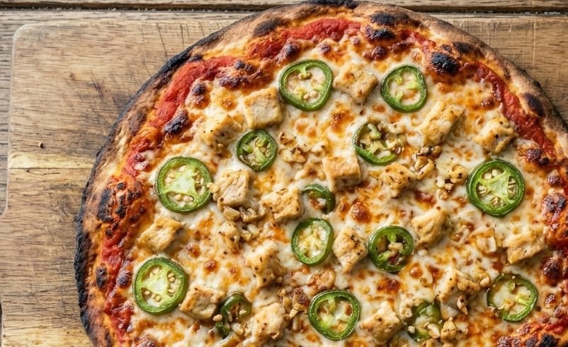 Spinfire Roman-style New York pizza, flame-baked